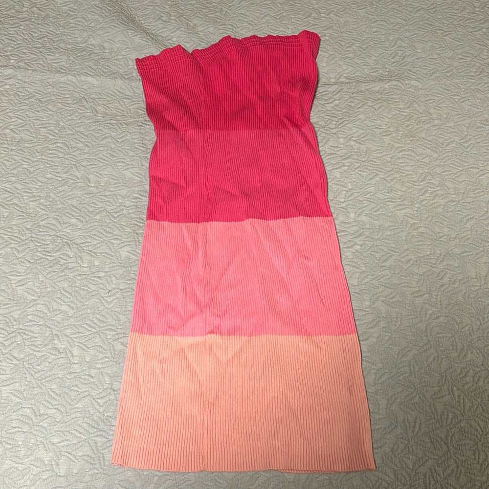 Pink tube dress NEW WITHOUT TAGS